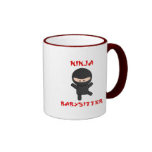 ninja babysitter mug