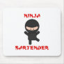 Ninja Bartender Plain Mouse Pads