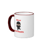 Ninja Bartender Plain Mugs