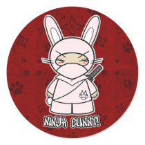 Ninja Bunny! In Red Sticker