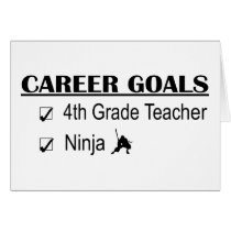 Ninja Career Goals - 4th Grade