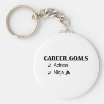 Ninja Career Goals - Actress Keychains