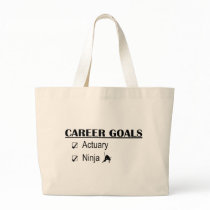 Ninja Career Goals - Actuary Tote Bags