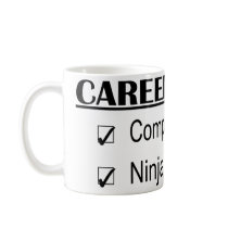 Ninja Career Goals - Computer Engineer Coffee Mugs