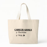 Ninja Career Goals - Electrician Tote Bag