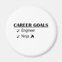 Ninja Career Goals - Engineer Fridge Magnet