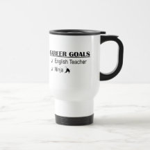 Ninja Career Goals - English Teacher Mugs