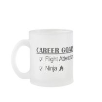 Ninja Career Goals - Flight Attendant Coffee Mugs