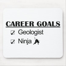 Ninja Career Goals - Geologist Mousepad