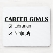 Ninja Career Goals - Librarian Mousepads