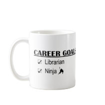 Ninja Career Goals - Librarian Mugs