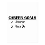 Ninja Career Goals - Librarian Post Cards