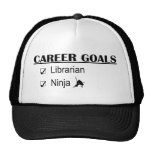 Ninja Career Goals - Librarian Trucker Hats