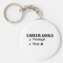Ninja Career Goals - Paralegal Key Chains