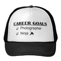 Ninja Career Goals - Photographer Trucker Hats