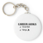 Ninja Career Goals - Scientist keychains