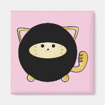 Ninja Cat Magnet