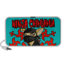 Ninja Chihuahua Doodle Speaker