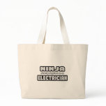 Ninja Cleverly Disguised As An Electrician Tote Bag