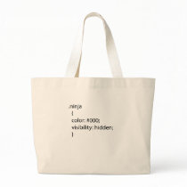 Ninja css definition tote bag
