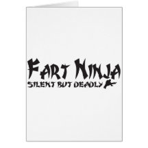 NINJA DE PET CARTE DE VŒUX