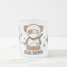 Ninja Doggy! With Shurikens Mug