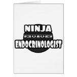Ninja Endocrinologist Greeting Card