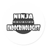 Ninja Endocrinologist Sticker