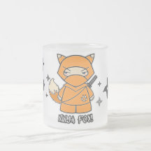 Ninja Fox! With Shurikens Mug
