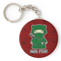 Ninja Frog! In Red Keychain