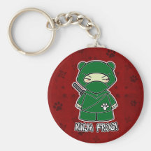 Ninja Frog! In Red Keychain