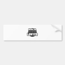 Ninja Lawyer Bumper Stickers