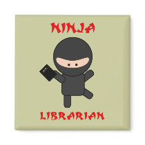 Ninja Librarian with Book