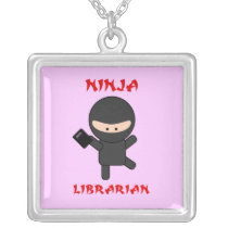 Ninja Librarian With Book