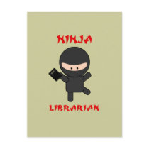 Ninja Librarian with Book