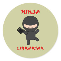 Ninja Librarian with Book