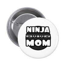 Ninja Mom Pinback Buttons