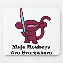 ninja-monkeysareeverywherer mouse pads