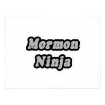 Ninja mormon cartes postales