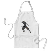 Ninja ~ Ninjas 2 Martial Arts Warrior Fantasy Art Apron