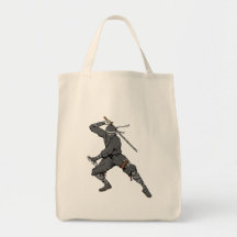 Ninja ~ Ninjas 2 Martial Arts Warrior Fantasy Art Tote Bags