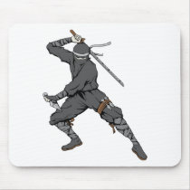 Ninja ~ Ninjas 2 Martial Arts Warrior Fantasy Art mousepads