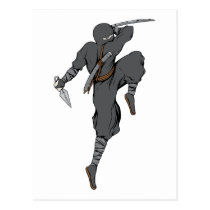 Ninja ~ Ninjas 4 Martial Arts Warrior Fantasy Art postcards