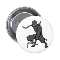 Ninja ~ Ninjas Martial Arts Warrior Fantasy Art buttons
