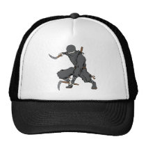 Ninja ~ Ninjas Martial Arts Warrior Fantasy Art hats