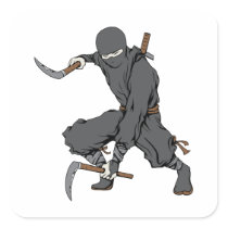 Ninja ~ Ninjas Martial Arts Warrior Fantasy Art stickers