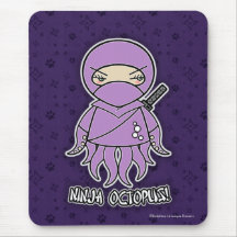 Ninja Octopus! Mousepad