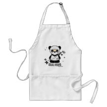 Ninja Panda! With Shurikens Apron