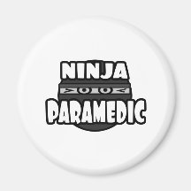 Ninja Paramedic Fridge Magnets