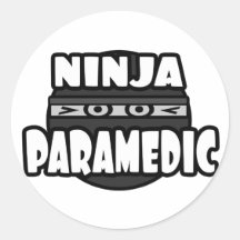 Ninja Paramedic Sticker